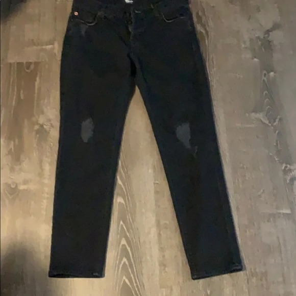 Black Hudson Button Fly Jeans - Picture 2 of 10